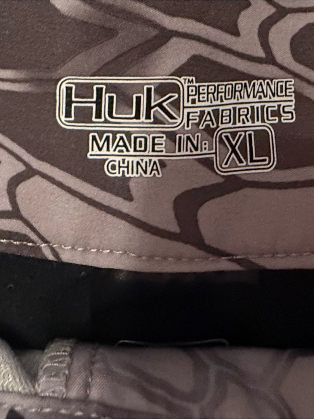 Huk Gray Camo Board Shorts with Neon Green Drawcord - Picture 2 of 3